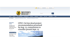 Desktop Screenshot of montereyherald.com