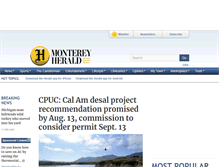 Tablet Screenshot of montereyherald.com